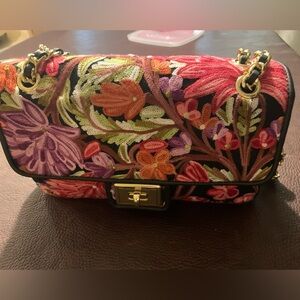 Authentic floral bag by Karl Langerfeld, new no tags